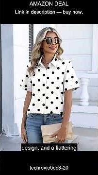 Stylish Zeagoo Womens Button Down Short Sleeve Shirts Perfect for Casual and Dressy Looks