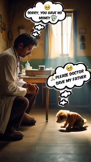 The little puppy save is father || emotional story #dog #shorts