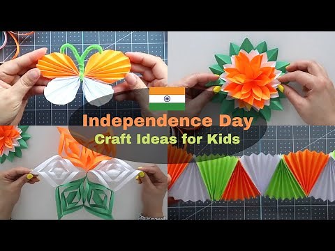 INDIA INDEPENDENCE DAY CRAFT IDEAS FOR KIDS | 6 Easy and Fun DIYs