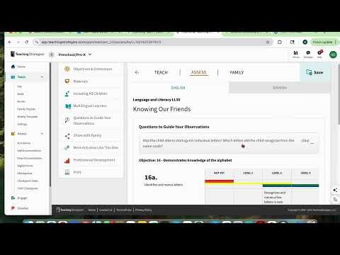 How to level an intentional teaching experience