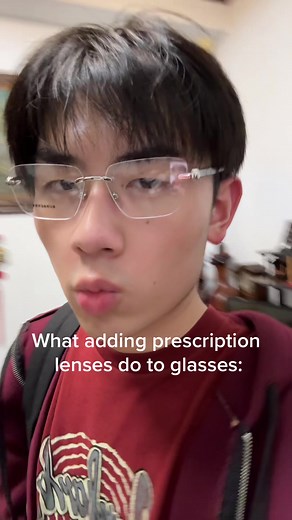 Effect of Prescription Lenses on Glasses Thickness