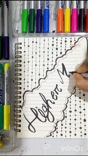 creative notebook drawing # shorts video # Front page design