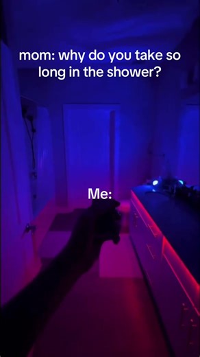 Transform your bathroom with these northern lights #relax #calm #shower #lights #led