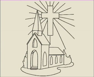 Religious Embroidery Bundle, Church Designs, 5 Sizes (12" 10" 8" 6" 4") - Etsy