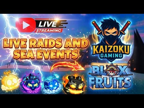 🔴 ROBLOX BLOX FRUIT LIVE | Grinding, Fun & Random Moments