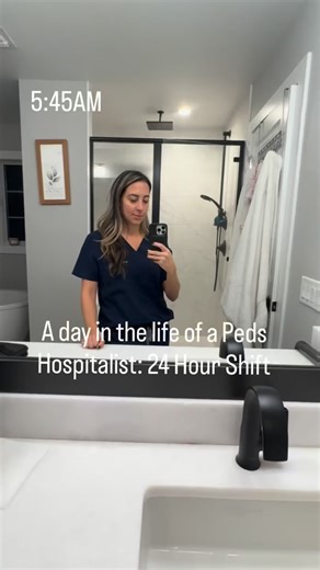 Dr. Shell on Instagram: "If only a 24-hour shift actually moved as fast as this reel! Follow along for a day (and night) in the life of a pediatric hospitalist 🩺 #dayinthelife #medtok #nightshift #pediatrics #hospitalistlife"