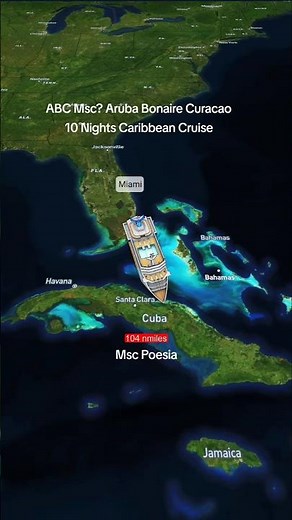 ABC Msc? Aruba Bonaire Curacao: 10 Nights Caribbean Cruise with Msc Poesia #mscpoesia