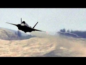 USAF F-35A Jets Flying the Mach Loop in Wales for the First Time!