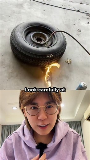 vt.physics | Seating a Tire Bead Using Starting Fluid #science #engineering | Instagram