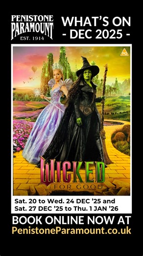 What's On in December 2025 at the Penistone Paramount! | Penistone Paramount