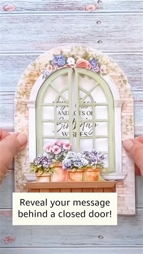 Katy Sue Designs Crafts | ✨ Interactive card making, made easy! Our NEW Arched Floral Windows & Doors Card Making Kit lets you create 12 interactive, dimensional... | Instagram
