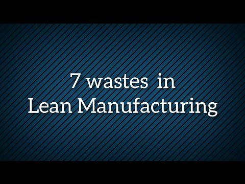 7 Wastes in Lean Manufacturing