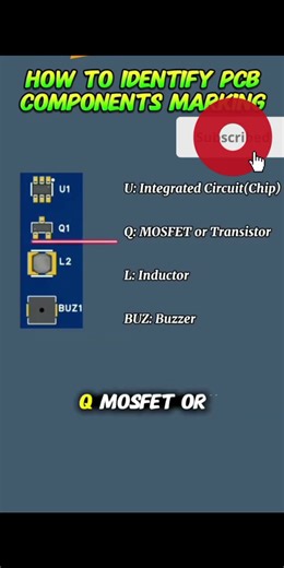 PCB Electronic Components identification #pcb #electronic #viral