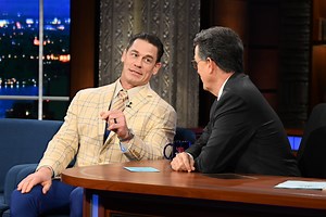 John Cena isn’t giving away any spoilers for the thrilling ride that is Argylle! #Colbert | The Late Show with Stephen Colbert