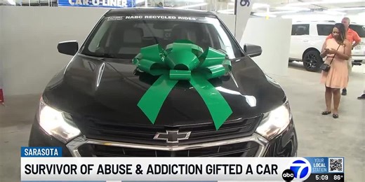 WWSB ABC7 News at 5:00pm - Survivor of addiction and abuse gifted a car in Sarasota