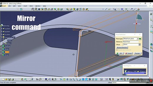 CATIA三种机翼设计 3 Types of Wing Design in CATIA V5
