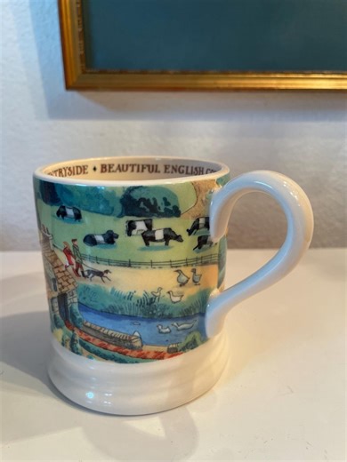 Emma Bridgewater Mug | Beautiful English Countryside Mug | Half Pint Tankard Murural Village Scene & Canal Mug - Etsy UK