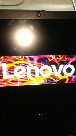 Boot Lenovo Laptop for Windows 10 installation.