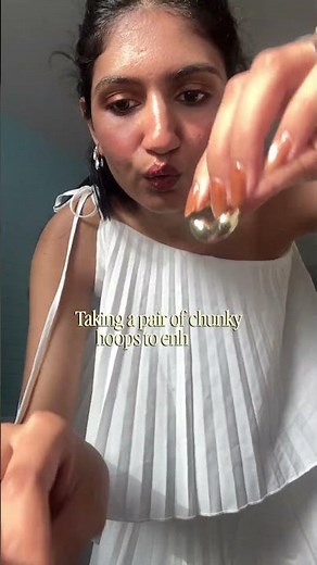 How Danglers Transform a White Dress ✨ | Veli Jewels Styling Tip