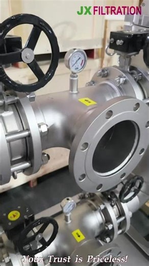 JX Filtration-Duplex Bag Filter Housing(with Skid, Model: JX-MBFH-6)