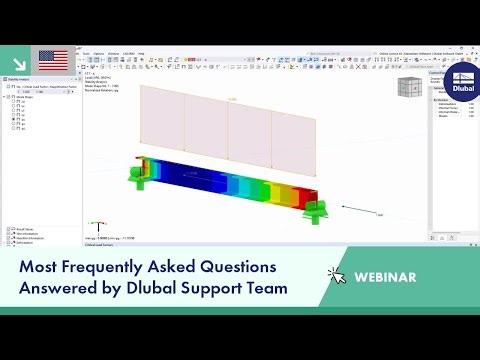 Webinar | Most Frequently Asked Questions Answered by Dlubal Support Team | June 2026
