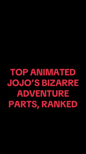All JoJo Parts Ranked: A Comprehensive Guide