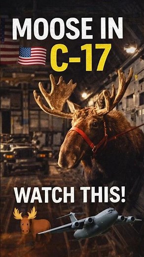 A Moose Flew Inside a U.S. Military Plane 😳🫎#americanhistory