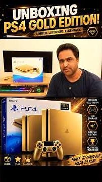 New PS4 Gold Edition Unboxing #shorts