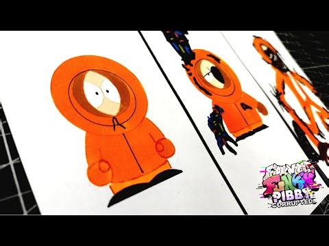 dibujo Friday Night Funkin' VS PIBBY KENNY BLOODBATH | PHASE 1 Vs PHASE 2 Vs PHASE 3