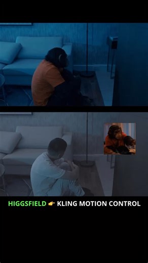 Here’s how I turned myself into a chimpanzee and attacked myself. Mainly using @higgsfield.ai motion control. | Blake Ridder Teaches Filmmaking