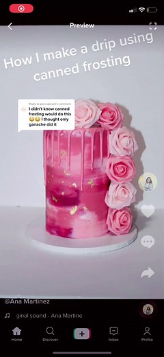 How to Make a Drip Cake with Pillsbury White Frosting