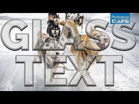 Glass text in Photoshop | 2 settings to make Layers Styles WAY better!
