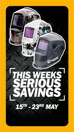 Weekly Serious Saving – Renegade Industrial Automatic True Colour Welding Helmets