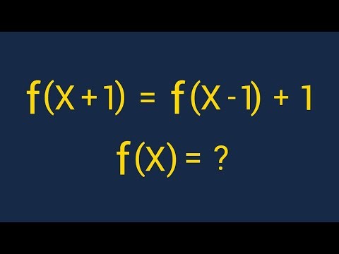 The General Form of f(x) ? | Harvard University Question