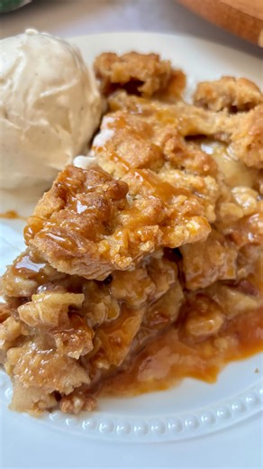 This Salted Caramel Apple Crumble Pie is THE dessert your Thanksgiving table needs. 🍏✨ Buttery caramel, tender cinnamon apples, and a golden oat crumble baked to perfection. Cozy, festive, and guaranteed to disappear fast. Send this to yourself for your Thanksgiving dessert menu, fall gatherings, or anytime you want the best caramel apple pie ever. 🥧 🤎Make sure to Follow and Comment “PIE” to have the link to this recipe sent right to you. . . . . #applepie #saltedcaramel #thanksgivingdessert 