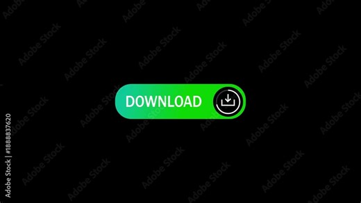Download button with progress indicator and completion status. Digital download action for files apps and media content. Interactive download control focused on transfer and saving process.
