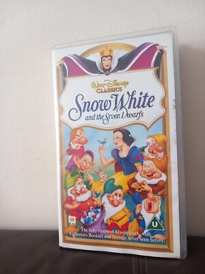 Walt Disney Classics Snow White and the Seven Dwarfs On VHS Video Cassette Tape | eBay UK