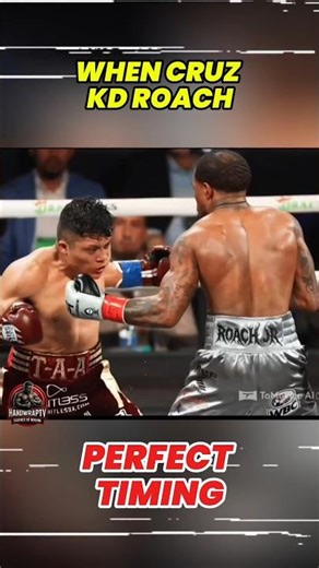 How Cruz Outsmarted Roach in One Split Second #breakdown #profissionalboxing #roachvscruz
