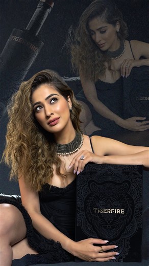 Raai Laxmi on Instagram: "An electric night, bold pours, and a launch with serious fire!🔥 💫 Watching Sanjay Dutt unveil TigerFire Vodka was raw, powerful, and unforgettable , just the way a great launch should be. Here’s to fearless beginnings and nights that leave a mark. #tigerfirevodka"