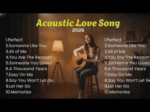 Best Acoustic Love Songs 2026 | Calm & Romantic Night Music