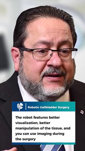 Using a robot during gallbladder surgery has its benefits, explains general and vascular surgeon Charles Franco, MD, FACS. To schedule an appointment with Dr. Franco, visit https://hubs.ly/Q027LK5p0 | Saint Peter's University Hospital | Facebook