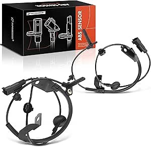 A-Premium ABS Wheel Speed Sensor Compatible with Dodge & Jeep Models - Caliber 2007-2012, Compass 2007-2016, Patriot 2007-2017 - Front Driver and Passenger, (2-PC Set), Replace# 5105573AA, 5105573AB