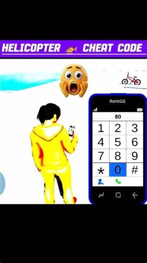 Helicopter cheat code 🤫 Indian bike driving 3d #shorts #gaming