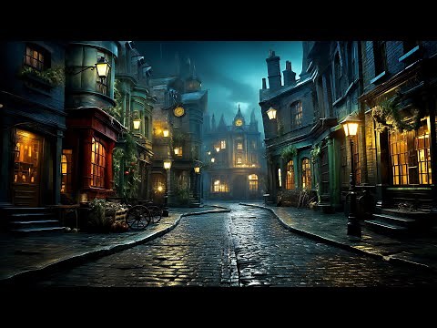 VICTORIAN AMBIENCE | Dark Streets - A Musical Journey Through the Rainy Nights of Victorian London