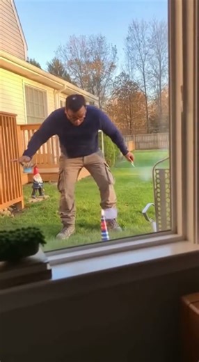 Backyard Firework Disaster! 🎆😂