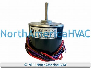 OEM 2-Speed Condenser Fan Motor 1/6 HP 208-230v Replaces GE Genteq 5KCP39JFZ042S