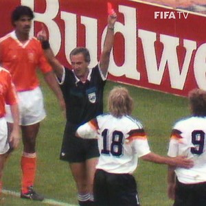 65K views · 55 shares | It took less than a quarter of last night's #WorldCupAtHome clash between West Germany and the Netherlands for things to get explosive! 裡   You voted Rudi Voller and Frank Rijkaard's pair of red cards as the Moment of the Match.  Miss it in full? Watch it now on the FIFA TV YouTube channel. 퐋퐢퐧퐤 퐢퐧 퐭퐡퐞 퐜퐨퐦퐦퐞퐧퐭퐬. | FIFA World Cup | Facebook
