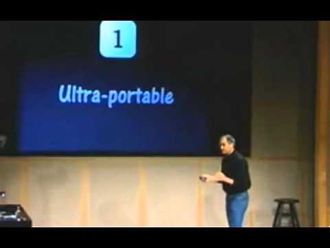 First Ipod 2001 Presentation