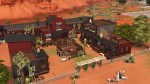ModTheSims - No CC - Full Western Town with Train - 50x40