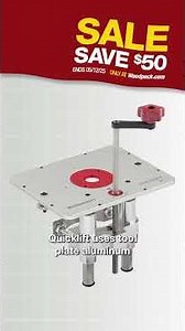 Elevate Your Routing Game with Woodpeckers QuickLift and QuickLift HDS!